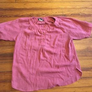 Vintage boho pink blouse!
